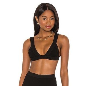 Indah - triangle bralette (black)